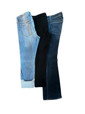 JOE’S Jeans Trio — Light Blue, Black & Dark Blue Ankle Jeans